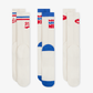 NIKE| EVERYDAY CREW SOCKS (3 PAIRS) { WHITE