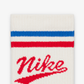 NIKE| EVERYDAY CREW SOCKS (3 PAIRS) { WHITE