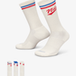 NIKE| EVERYDAY CREW SOCKS (3 PAIRS) { WHITE