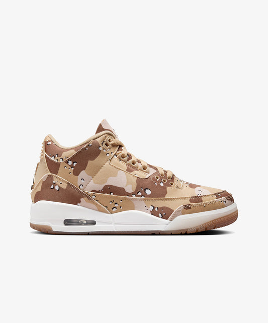 JORDAN | AIR JORDAN 3 RETRO TEX DESERT CAMO { DK DRIFTWOOD/SAIL-HEMP-VELVET BROWN