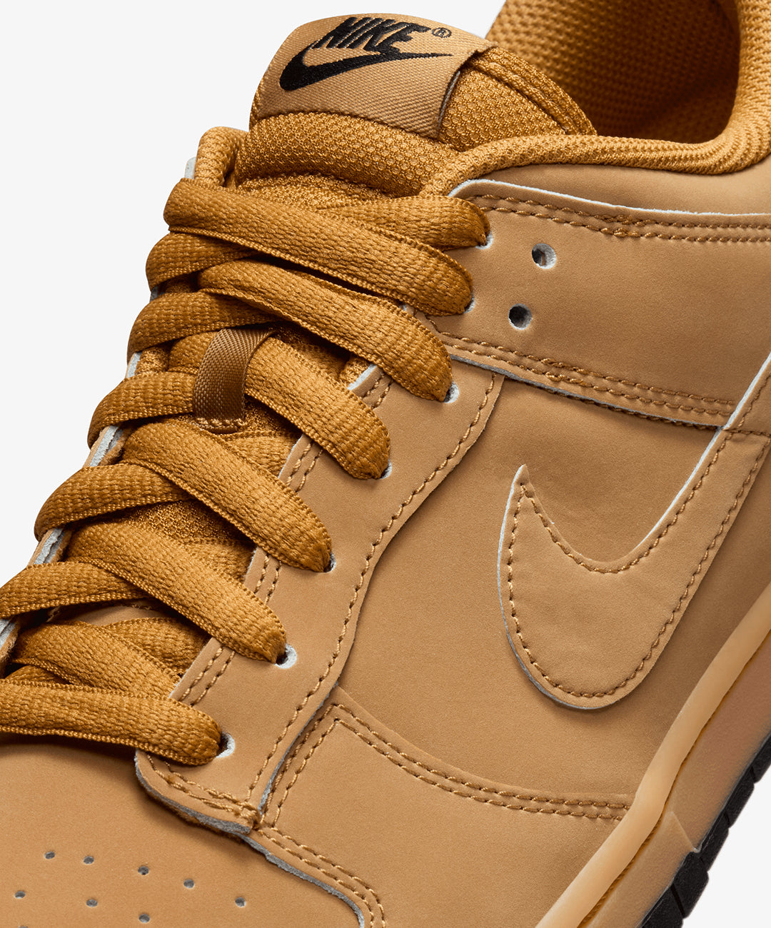 Buy Nike Wheat Gum & Yellow Black Dunk Low Retro SE Shoes Online