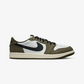 JORDAN | AIR JORDAN 1 RETRO LOW OG { MEDIUM OLIVE/BLACK-SUMMIT WHITE-SAIL