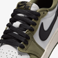 JORDAN | AIR JORDAN 1 RETRO LOW { MEDIUM OLIVE/SUMMIT WHITE