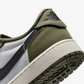JORDAN | AIR JORDAN 1 RETRO LOW { MEDIUM OLIVE/SUMMIT WHITE