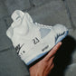 JORDAN | AIR JORDAN 5 RETRO OG { WHITE METALLIC
