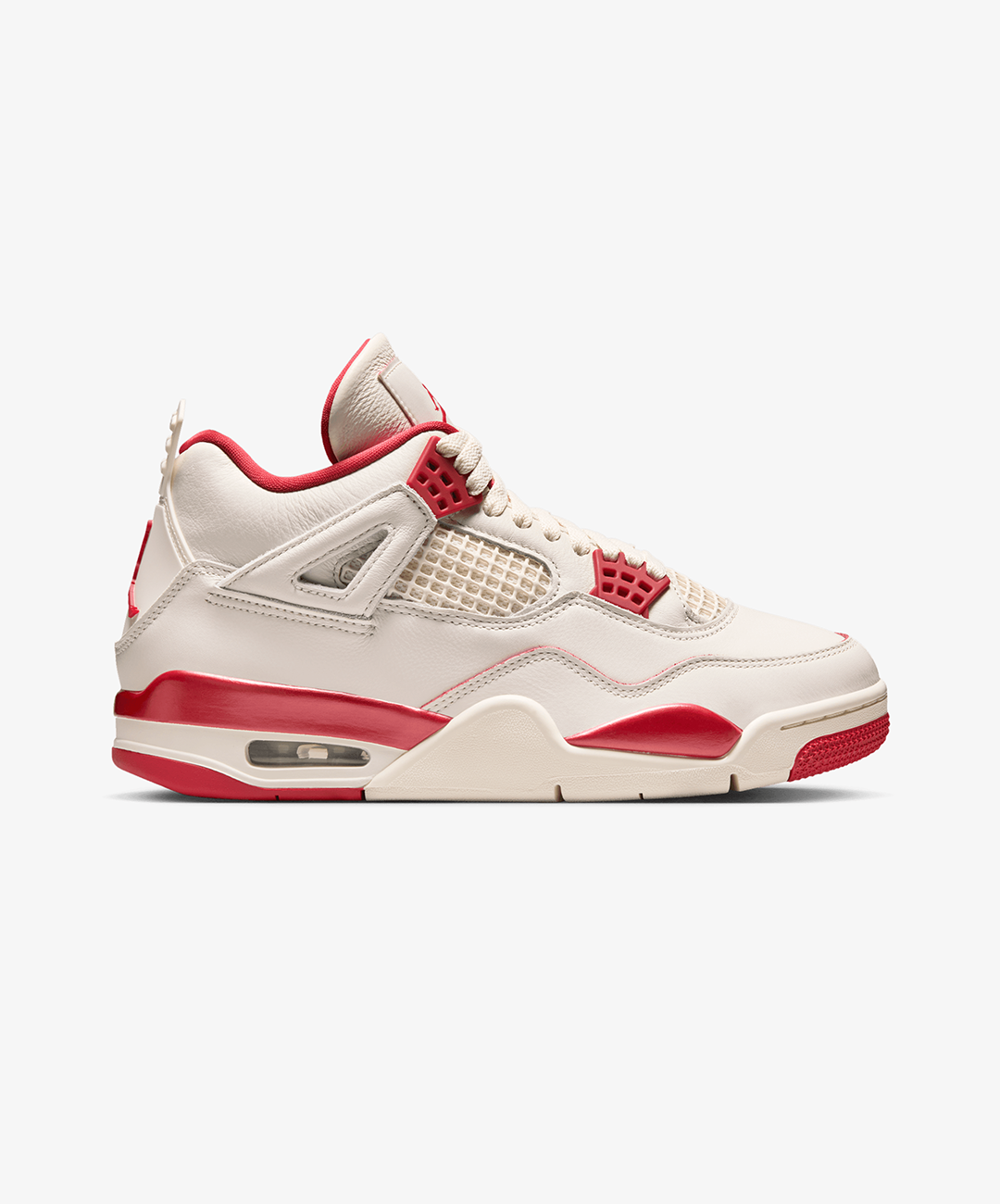 Jordan | AIR JORDAN 4 RETRO { PALE IVORY/SIERRA RED-TOUGH RED