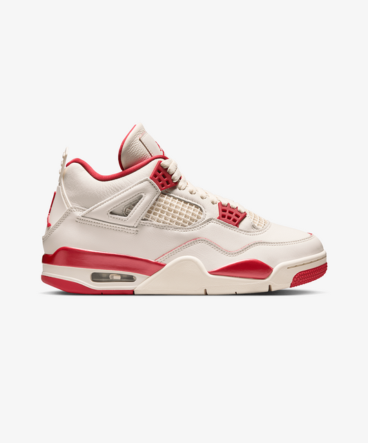 Jordan | AIR JORDAN 4 RETRO { PALE IVORY/SIERRA RED-TOUGH RED