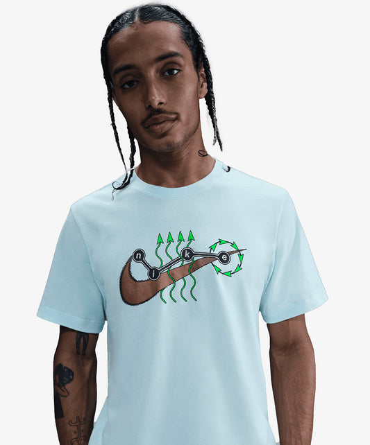 NIKE | SPORTSWEAR T-SHIRT { GLACIER BLUE