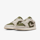 JORDAN | AIR JORDAN 1 LOW SE { MEDIUM OLIVE/LT OREWOOD BRN-SAIL