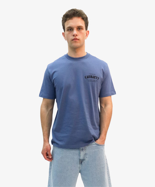 Carhartt | S/S CATALOGUE C LOGO T-SHIRT { BLUE/BLACK