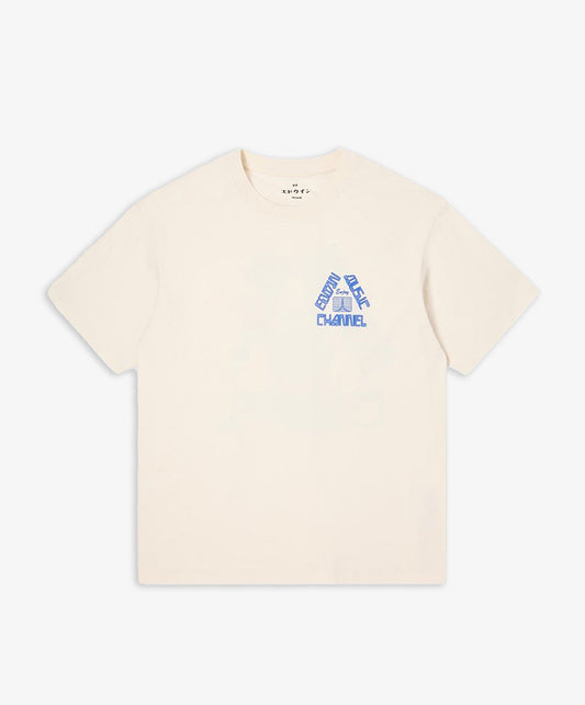 EDWIN | ENJOY EMC T-SHIRT { WHISPER WHITE