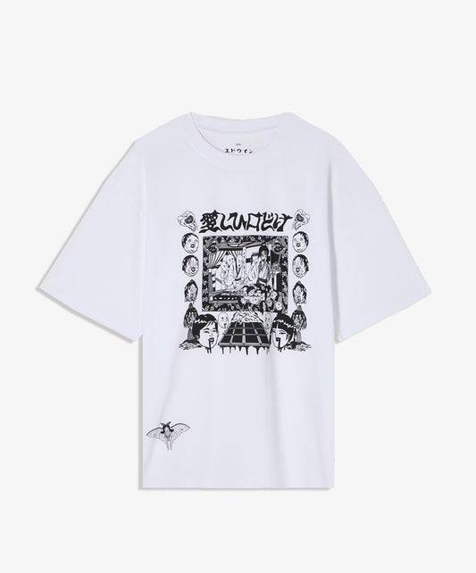 EDWIN | KOUICHI MATSUDA II T-SHIRT { WHITE/BLACK
