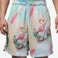 JORDAN | JORDAN ESSENTIALS PRINTED MESH SHORTS { SAIL/GLACIER BLUE