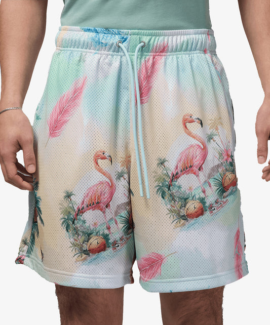 JORDAN | JORDAN ESSENTIALS PRINTED MESH SHORTS { SAIL/GLACIER BLUE