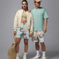 JORDAN | JORDAN ESSENTIALS PRINTED MESH SHORTS { SAIL/GLACIER BLUE