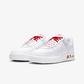 Nike | AIR FORCE 1 '07 SE { WHITE/SPORT RED/PINE GREEN/WHITE