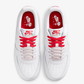 Nike | AIR FORCE 1 '07 SE { WHITE/SPORT RED/PINE GREEN/WHITE