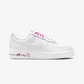 Nike | AIR FORCE 1 '07 SE { WHITE/WHITE-PLAYFUL PINK-FAUNA BROWN