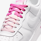 Nike | AIR FORCE 1 '07 SE { WHITE/WHITE-PLAYFUL PINK-FAUNA BROWN