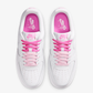 Nike | AIR FORCE 1 '07 SE { WHITE/WHITE-PLAYFUL PINK-FAUNA BROWN