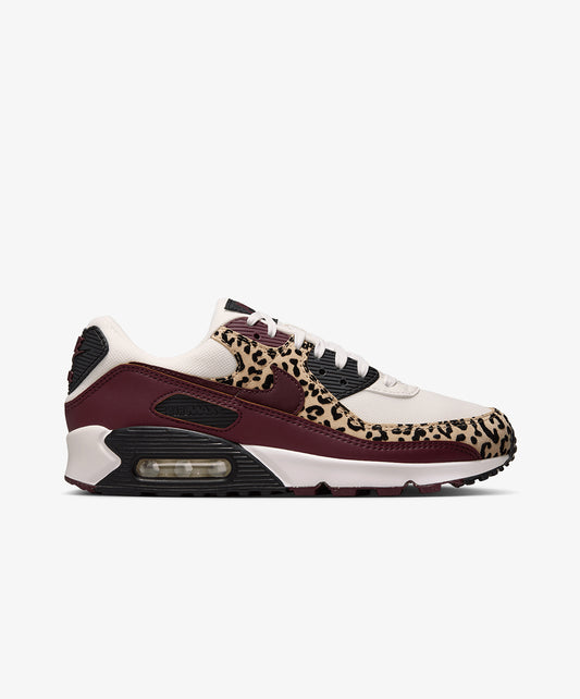Nike | AIR MAX 90 { SAIL/BURGUNDY CRUSH-BLACK