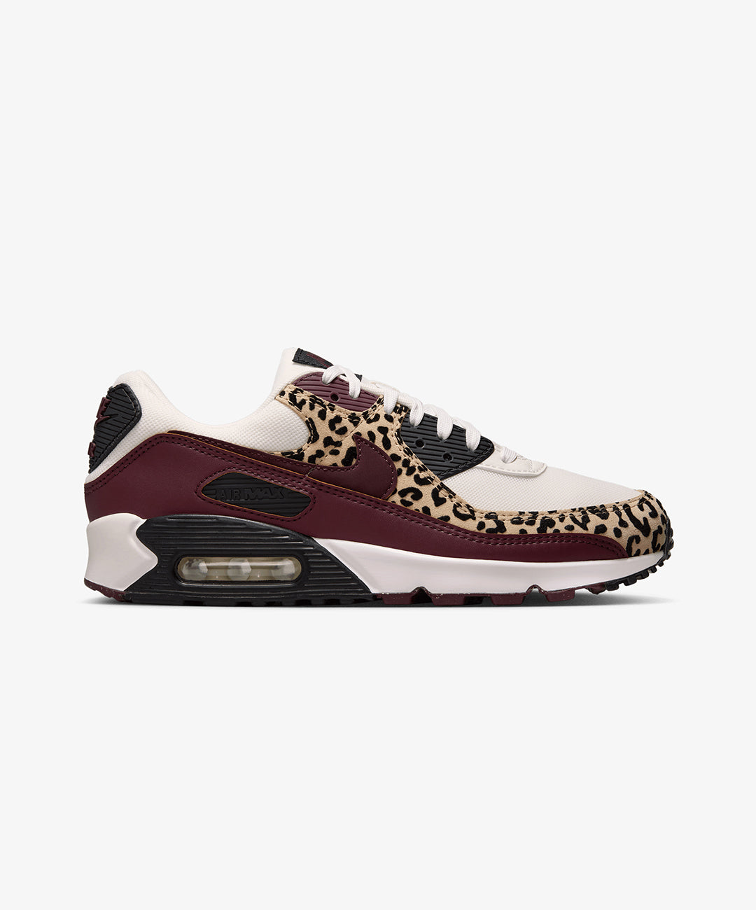 Nike | AIR MAX 90 { SAIL/BURGUNDY CRUSH-BLACK