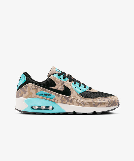 Nike | AIR MAX 90 { SANDDRIFT/BLACK-AURORA GREEN-KHAKI