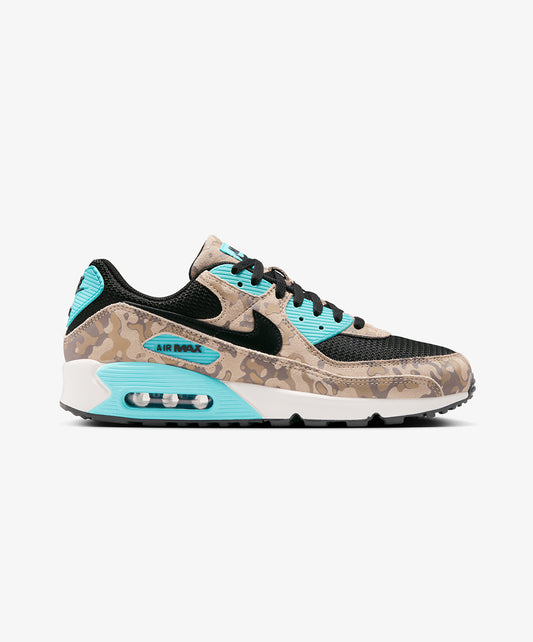 Nike | AIR MAX 90 { SANDDRIFT/BLACK-AURORA GREEN-KHAKI
