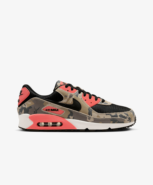 Nike | AIR MAX 90 { LT KHAKI/BLACK-MAGIC EMBER-MINK BROWN