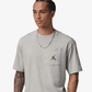 JORDAN | JORDAN T-SHIRT { GREY HEATHER/BLACK