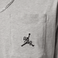 JORDAN | JORDAN T-SHIRT { GREY HEATHER/BLACK