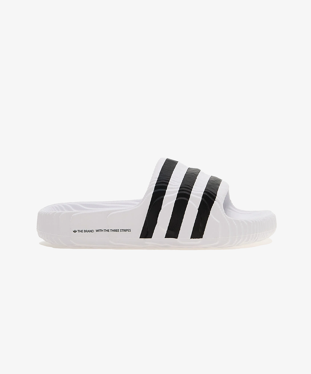 ADIDAS ORIGINALS | ADILETTE 22 SLIDES { WHITE/BLACK