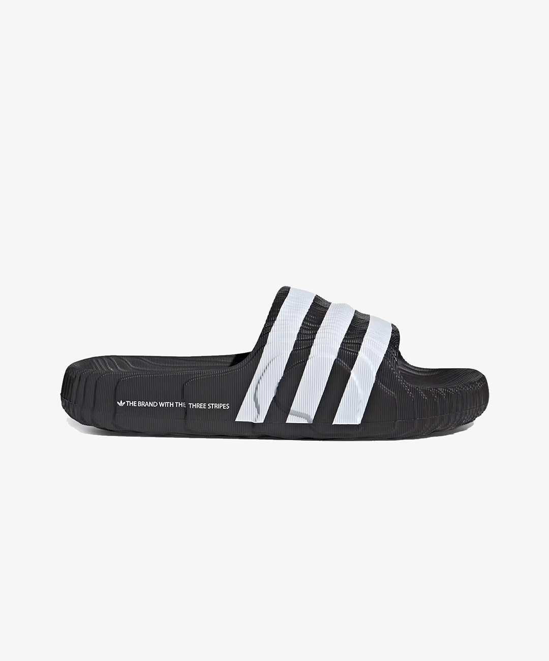 ADIDAS ORIGINALS | ADILETTE 22 SLIDES { CORE BLACK/CLOUD WHITE