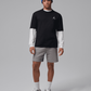 JORDAN | EMBROIDERED JUMPMAN T-SHIRT { BLACK
