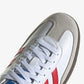 Adidas Originals | SAMBA OG  { CLOUD WHITE/BETTER SCARLET/SUPPLIER COLOUR