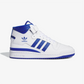 ADIDAS ORIGINALS | FORUM MID { CLOUD WHITE/ROYAL BLUE