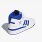 ADIDAS ORIGINALS | FORUM MID { CLOUD WHITE/ROYAL BLUE