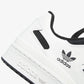 ADIDAS ORIGINALS | FORUM LOW CL { CORE WHITE/CORE BLACK