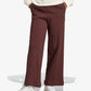 Adidas Originals | PREMIUM ESSENTIALS WIDE-LEG PINTUCK PANTS  { BROWN