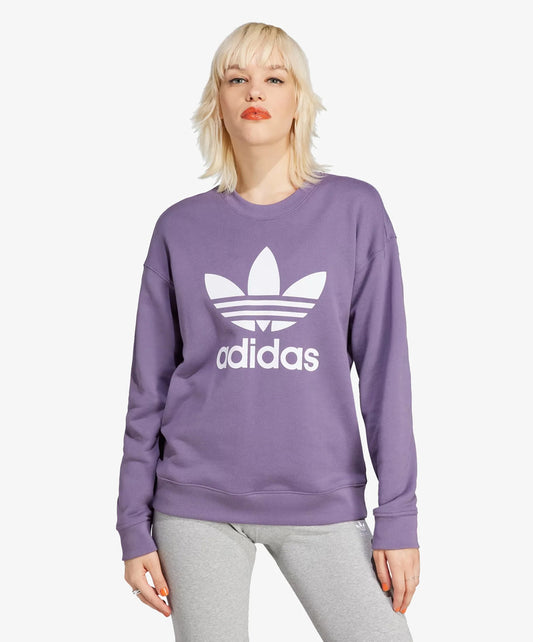 Adidas Originals | TREFOIL CREW SWEATSHIRT  { SHADOW VIOLET
