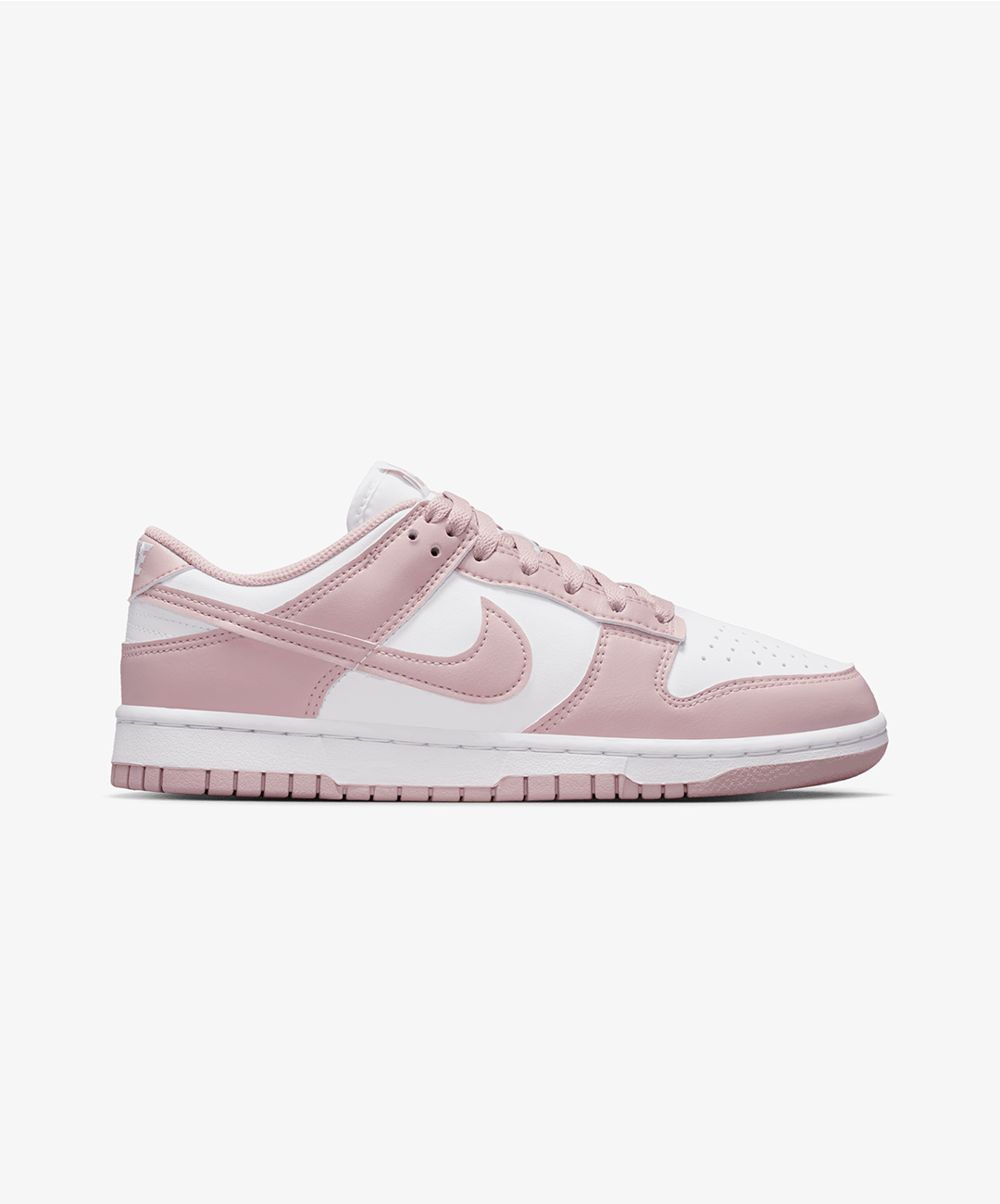 NIKE | DUNK LOW { WHITE/PARTICLE ROSE-WHITE