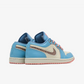 JORDAN | AIR JORDAN 1 LOW SE { DENIM TURQ/SMOKEY BLUE-RED STARDUST