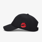 Jordan | CLUB UNSTRUCTURED CAP { BLACK/ CHILE RED