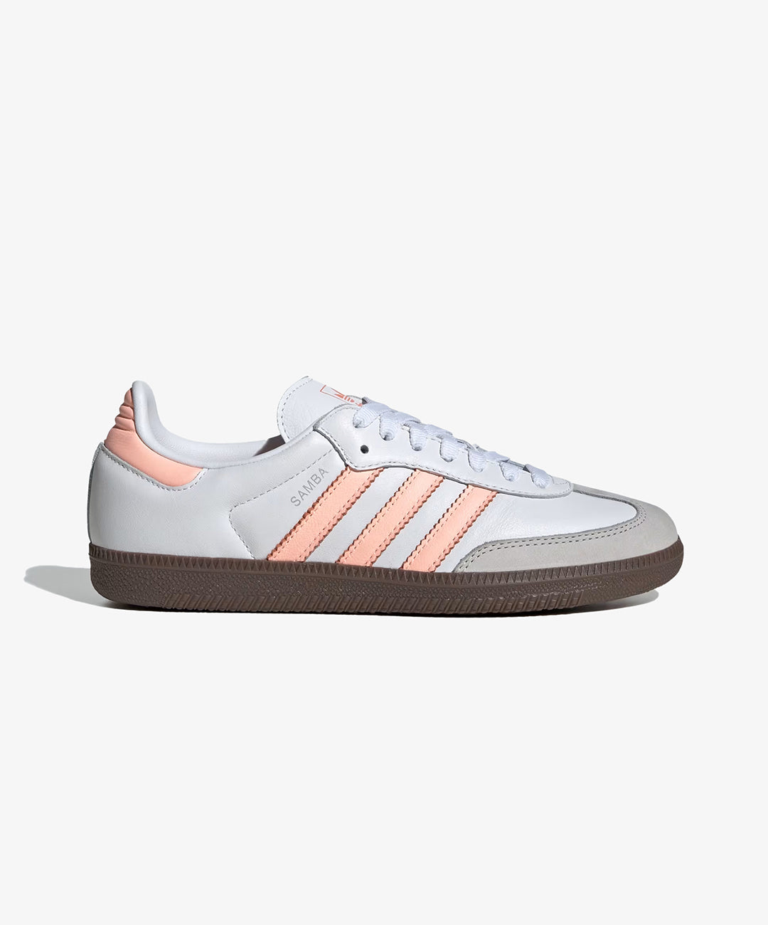 ADIDAS ORIGINALS | SAMBA OG { CLOUD WHITE/CLEAR ORANGE/SEMI CORAL