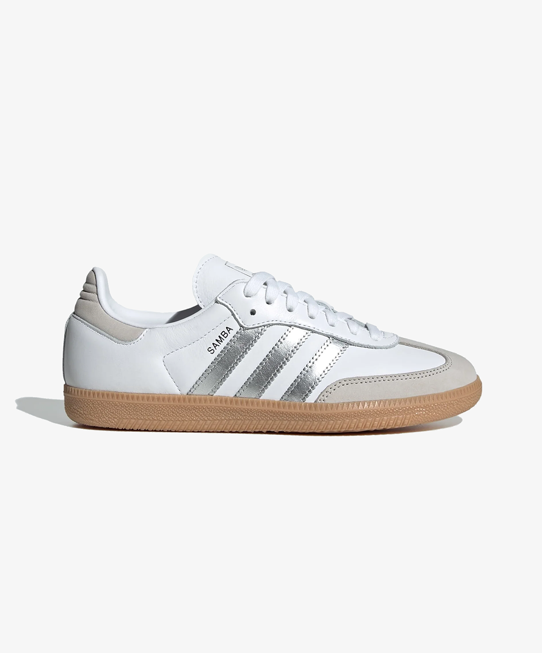ADIDAS ORIGINALS | SAMBA OG { CLOUD WHITE/SILVER METALLIC/GREY ONE