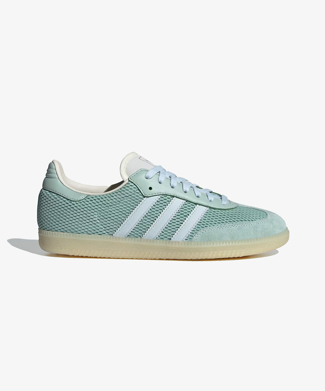 ADIDAS ORIGINALS | SAMBA OG { HAZY GREEN/SKY TINT/OFF WHITE