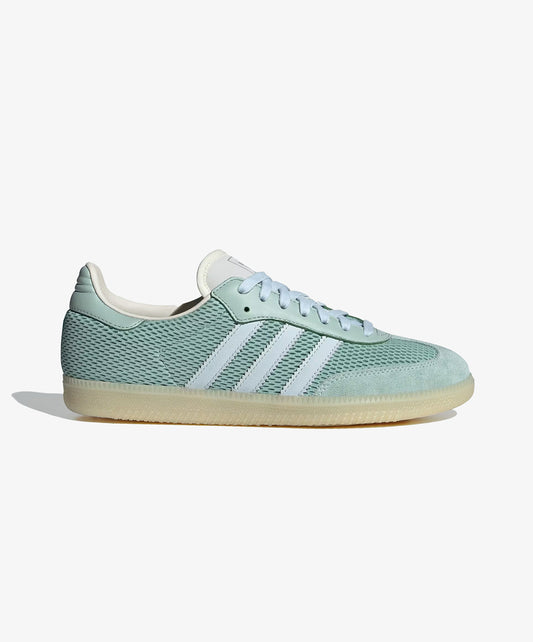 ADIDAS ORIGINALS | SAMBA OG { HAZY GREEN/SKY TINT/OFF WHITE