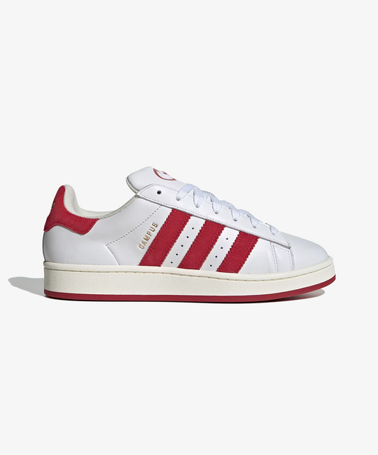 Adidas Originals | CAMPUS OSS { CLOUD WHITE/TEAM RED/OFF WHITE