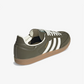 ADIDAS ORIGINALS | SAMBA OG { MEDIUM DARK KHAKI/OFF WHITE-GUM