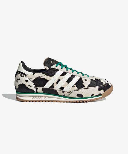 ADIDAS ORIGINALS | SL 72 OG { CORE BLACK/OFF WHITE/COURT GREEN